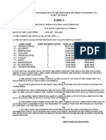 Form A: Port Name Port Security Level Date of Arrival & Departure