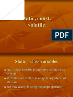 Cp3 5 Static Const Volatile