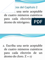 Ejercicios Del Capítulo 2 (#S Cuánticos Configuracion Tamaño Atómico)