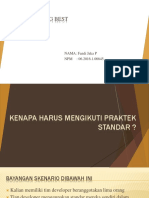 Programming Best Practice: NAMA: Fandi Jaka P NPM: 06.2016.1.06645