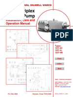 125T-4 Triplex Plunger Pump: Installation, Care and Operation Manual