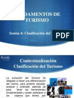 Clasificación Del Turismo