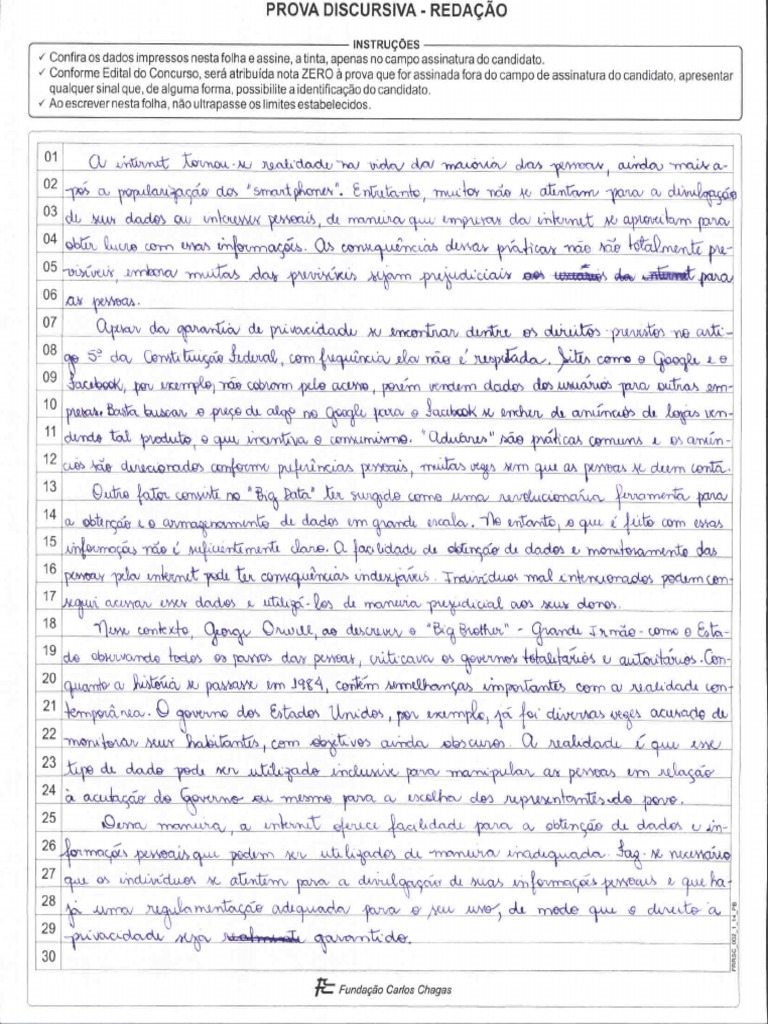 Redação FCC TRT2 - Daniela | PDF | Linguística | Idiomas