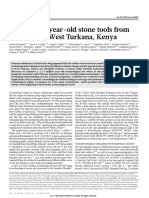 Article: 3.3-Million-Year-Old Stone Tools From Lomekwi 3, West Turkana, Kenya