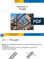 Torção de eixos maciços e estruturas heterogêneas