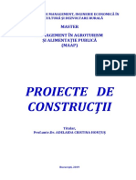 Curs - Proiecte de Constructii - AA107 - Master Agroturism