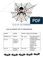 Los Alumnos de 6º Organizan Halloween