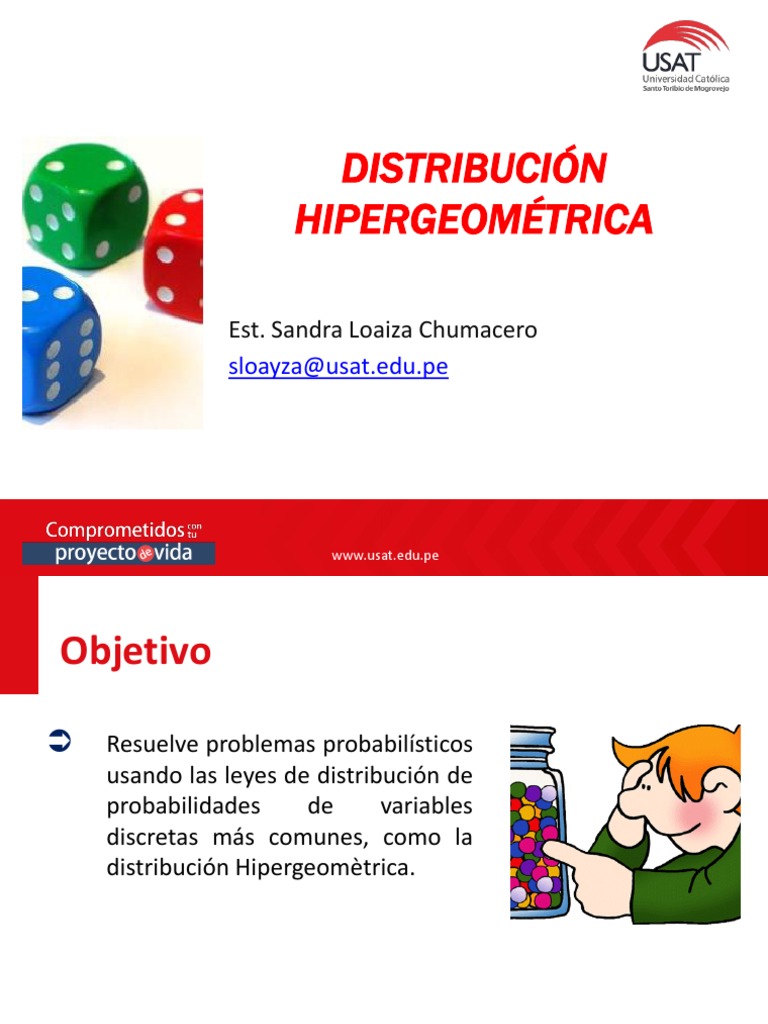 Guía sobre Distribución Hipergeométrica | PDF | Distribución de ...