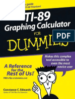 TI-89 Graphing Calculator For Dummies