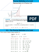 Graphical Representation of A Precise Limit