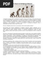 A Evolução Da Inteligência Humana
