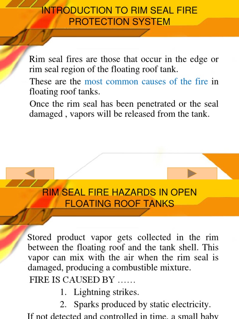 Rim Seal Fire Protection System Download Free PDF Fires