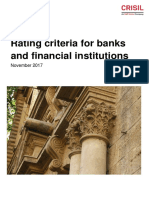 Rating Criteria for Banks and Financial Institutions