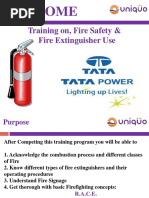 Basic Fire Fighting Training Overview | PDF | Fires | Firefighting