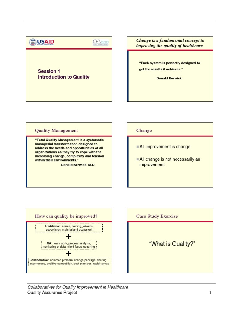 Quality Improvement in Healthcare Collaboratives | PDF | Quality ...