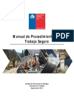Manual de Procedimientos de Trabajo Seguro MOP-DV