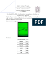 Hidrolisis de RNA y DNA e Identificación de Bases Púricas y Pirimídicas Por Cromatografía en Capa Fina.