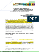 Texto 16. Educação Ambiental Participativa em MG