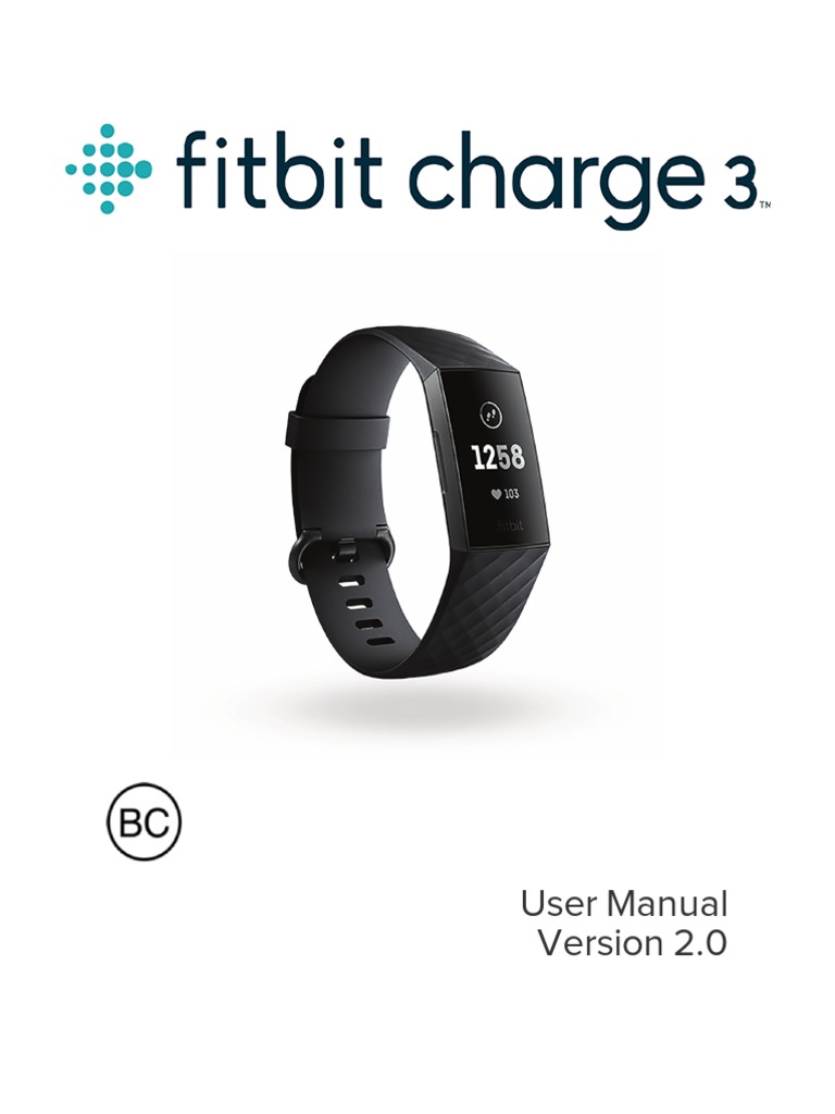 Fitbit Charge 3 Manual PDF Fitbit Ios