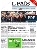 El País, Portada 12-11-18