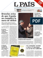 El País, Portada 9-11-18