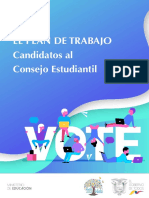 Plan de Trabajo Candidatos A Consejos Estudiantiles