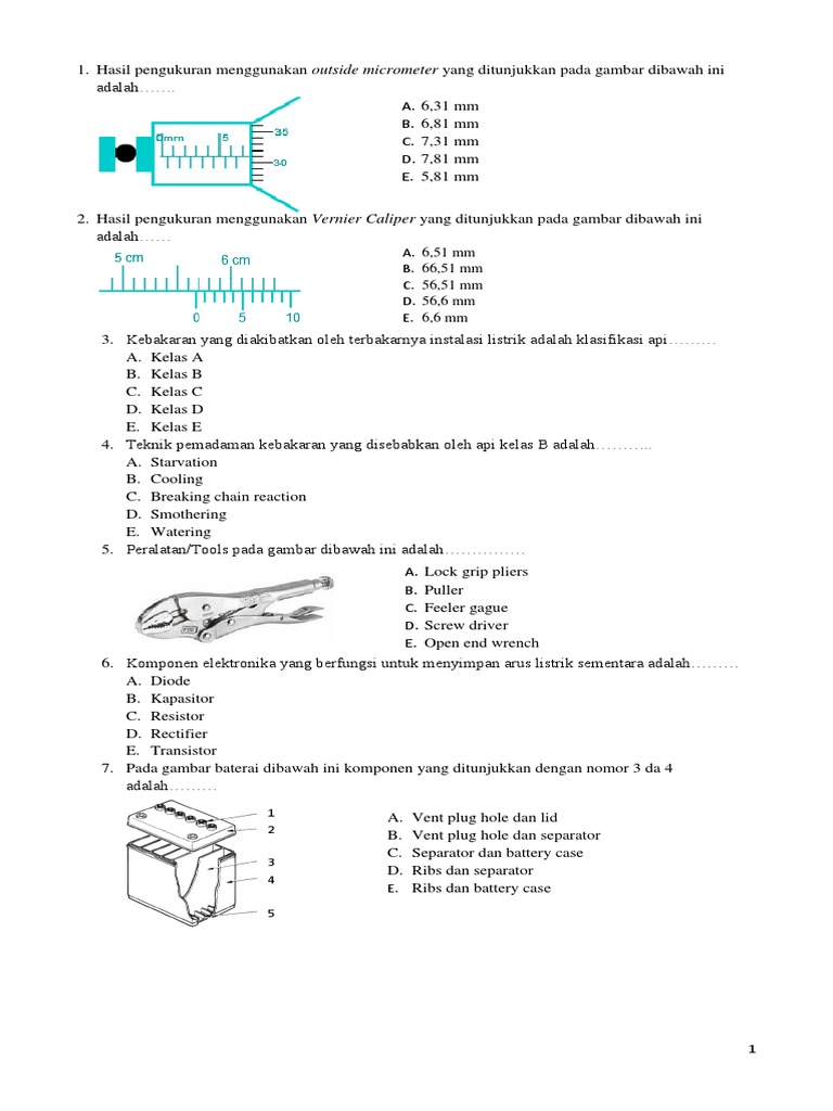 Latihan Soal Alat Berat