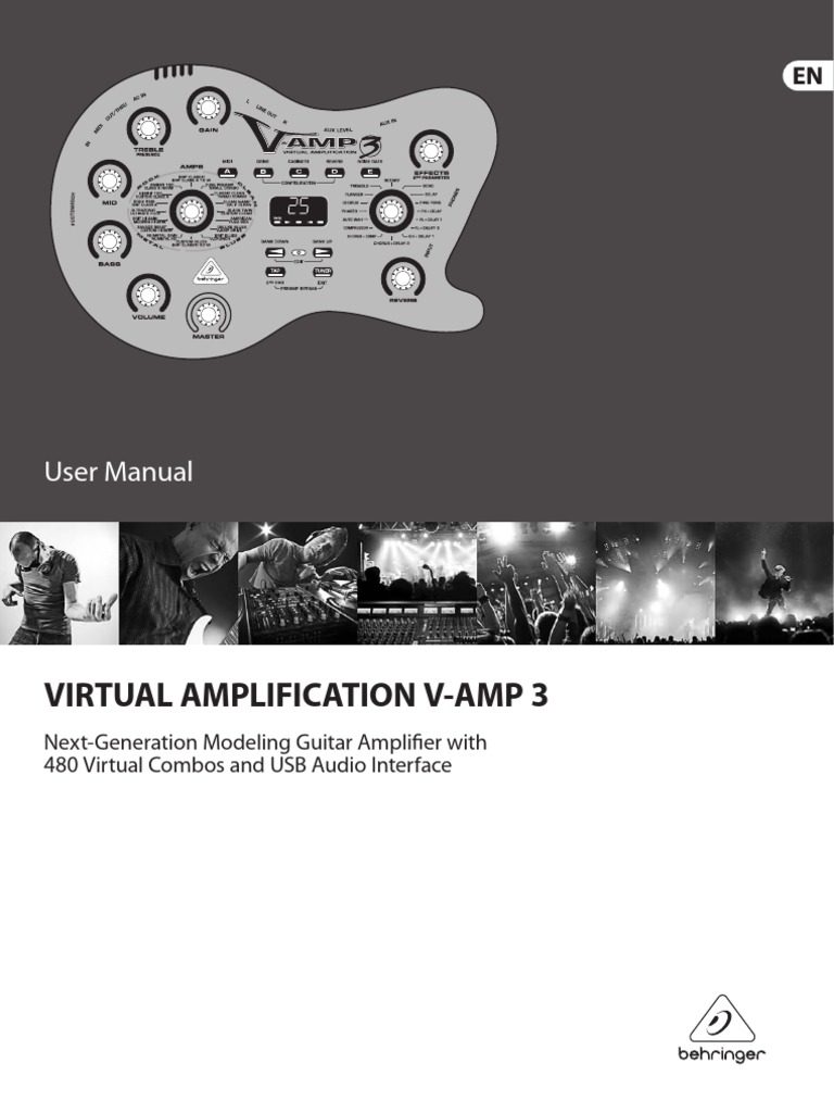 Virtual Amplification V Amp 3 User Manual Equalization Audio Amplifier