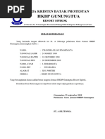 Surat Keterangan Hendak Menikah Hkbp Pdf