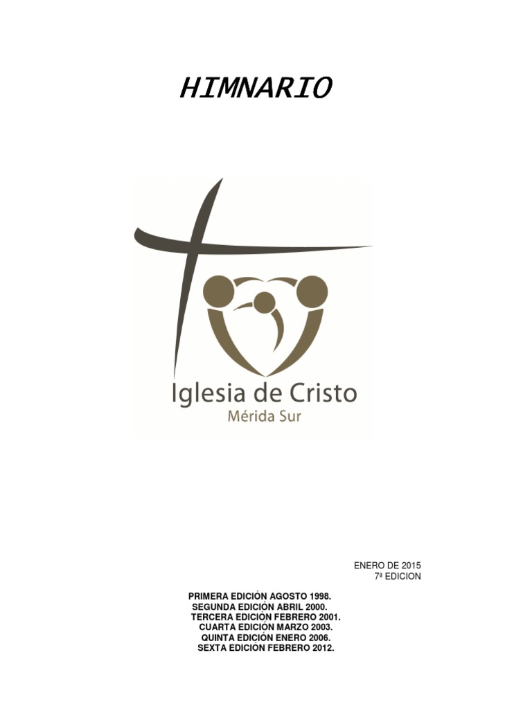 Himnario de la Iglesia de Cristo | PDF | Cristo (título) | Jesús