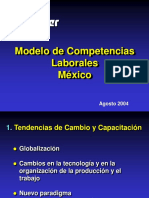 Modelo competencias laborales México 2004