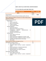 Appendix Cr4.I: Assessment and Evaluation For Capstone Design Courses Senior Design Project I & Ii (Me-497 and Me-498) Time Line