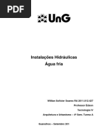 Instalações Hidráulicas - Água fria.docx