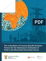 Calculation of Country Specific Emission Factors
