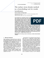 T H e Surface Stress As A Form-Finding Membranes Density Method Tool For Tensile