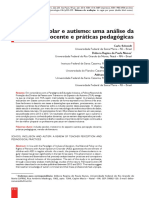 Análise da percepção docente e práticas pedagógicas na inclusão escolar de alunos com autismo