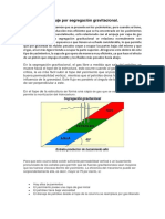 Empuje Por Segregacion Gravitacional