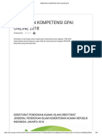 Pemetaan Kompetensi Gpai Online 2018 PDF