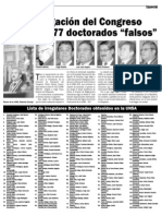377 Doctorados Falsos - I