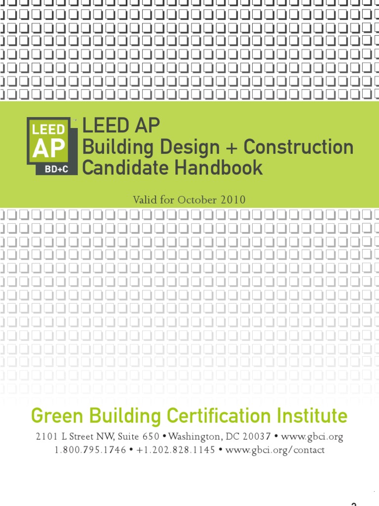 LEED AP BD C Candidate Handbook | PDF | Ventilation (Architecture ...