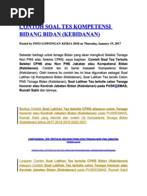 11+ Soal Cpns 2015 Dan Kunci Jawaban Pdf PNG