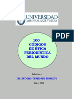 100 Codigos de Etica Periodistica Del Mundo PDF