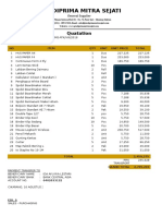 Pt. Adiprima Mitra Sejati: Quatation