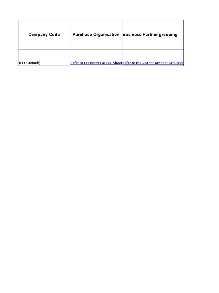 Vendor Master Template - V1 | PDF