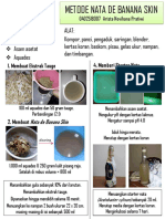 Arista Novihana - Metode - Nata de Banana Skin