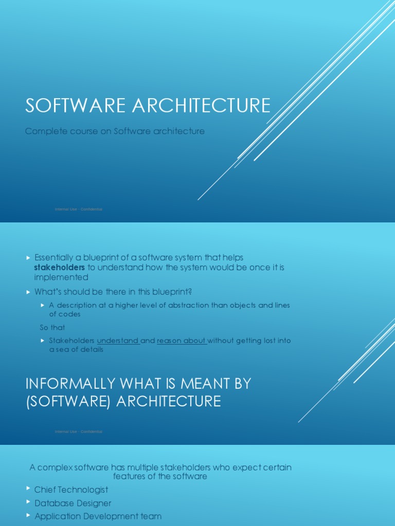 Understanding Software Architecture Basics | PDF | Software ...