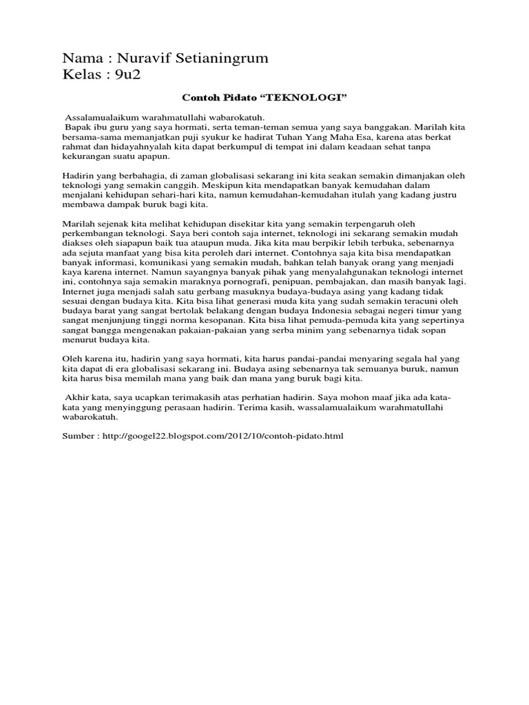 Pidato Tentang Pendidikan Di Era Globalisasi Kunci Soal Pidato Tentang Pendidikan Di Era Globalisasi Kunci Soal