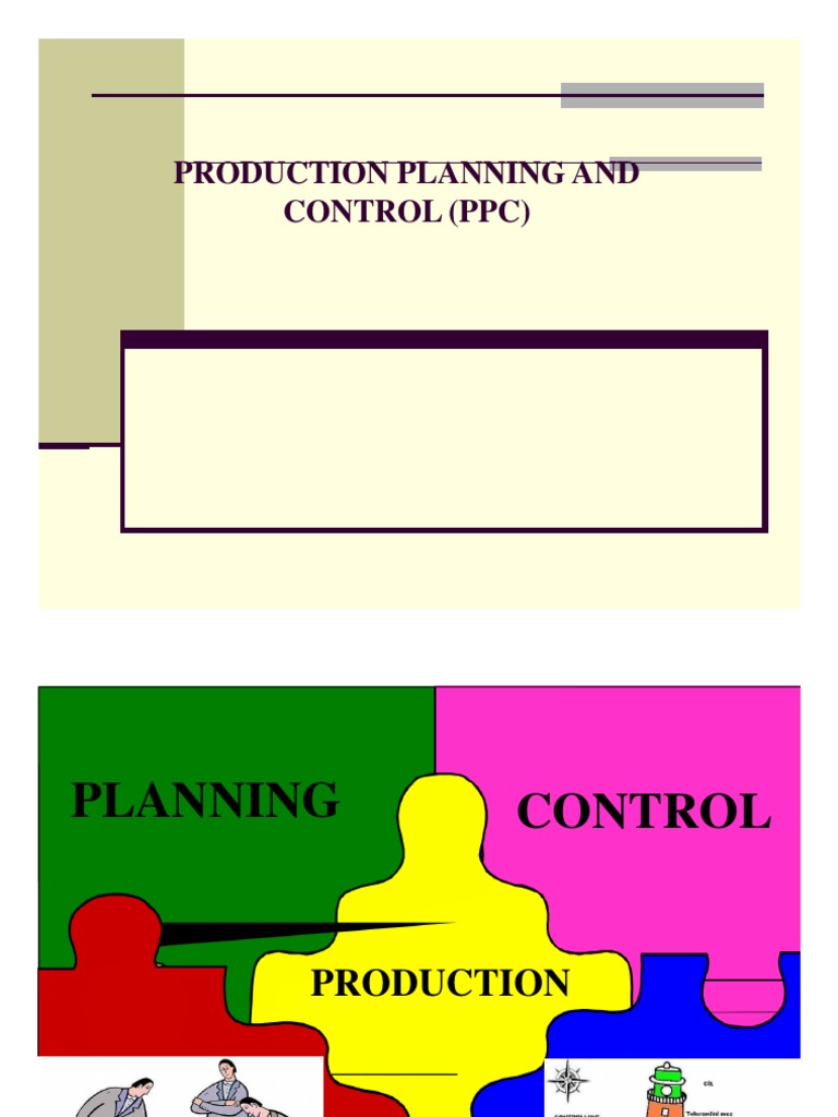 Production Planning Control | PDF | Business Process | Supply Chain