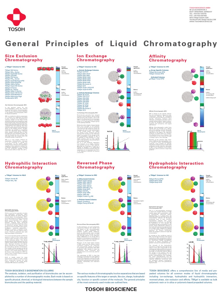General Principles of Chromatography PDF Chromatography High