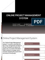 Online Project Management System: Project Guide: N. Senthilnathan Project Co-Ordinator: K. Kalaiselvi
